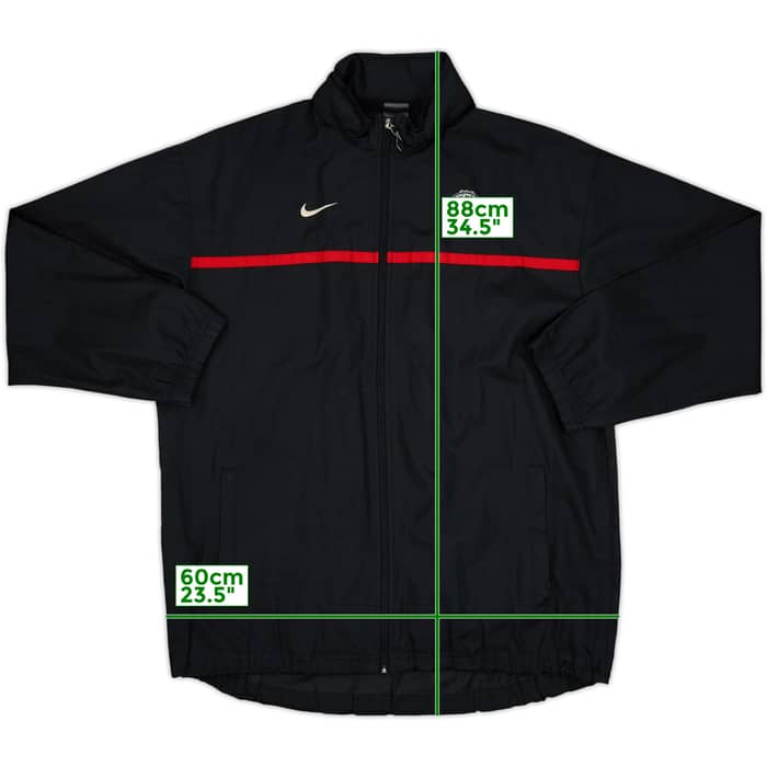 2003-04 Manchester United Nike Hooded Rain Jacket - 8/10 - (L)