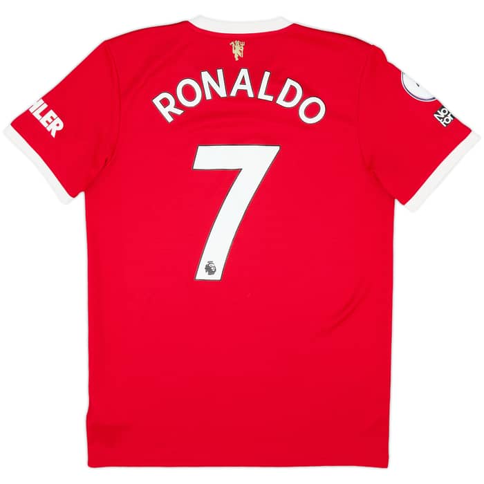 2021-22 Manchester United Home Shirt Ronaldo #7 - 9/10 - (M)