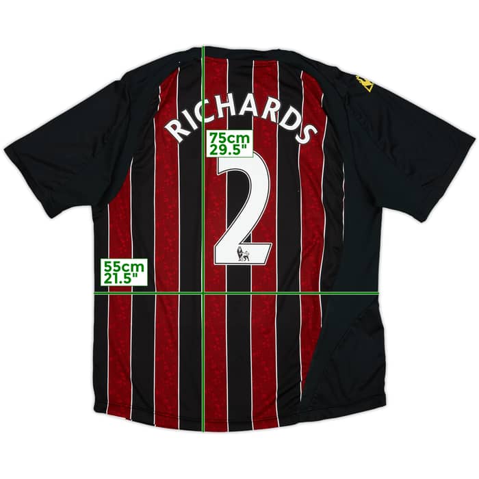 2008-09 Manchester City Away Shirt Richards #2 - 7/10 - (XXL)