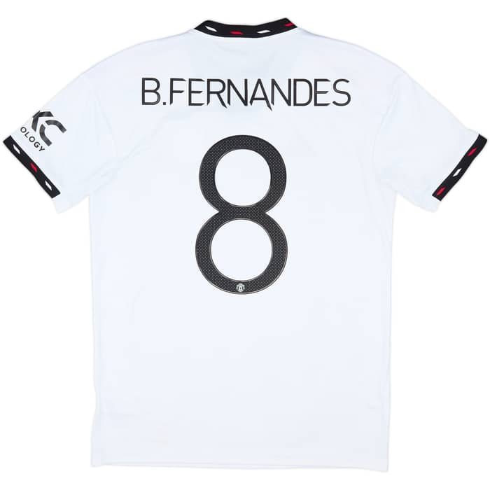 2022-23 Manchester United Away Shirt B.Fernandes #8 - 7/10 - (M)