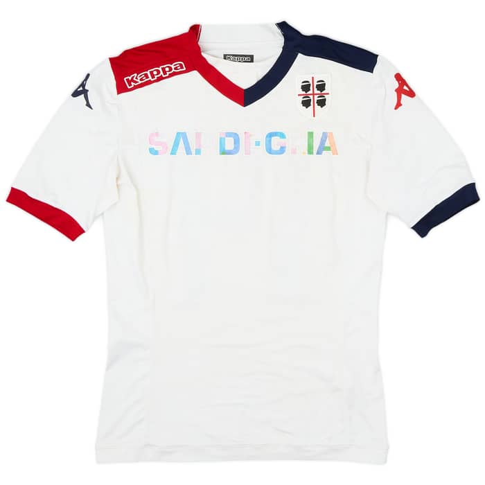 2014-15 Cagliari Away Shirt #14 - 6/10 - (S)