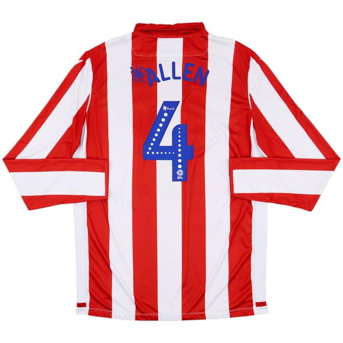 2019-20 Stoke City Home L/S Shirt Allen #4 - 6/10 - (3XL)