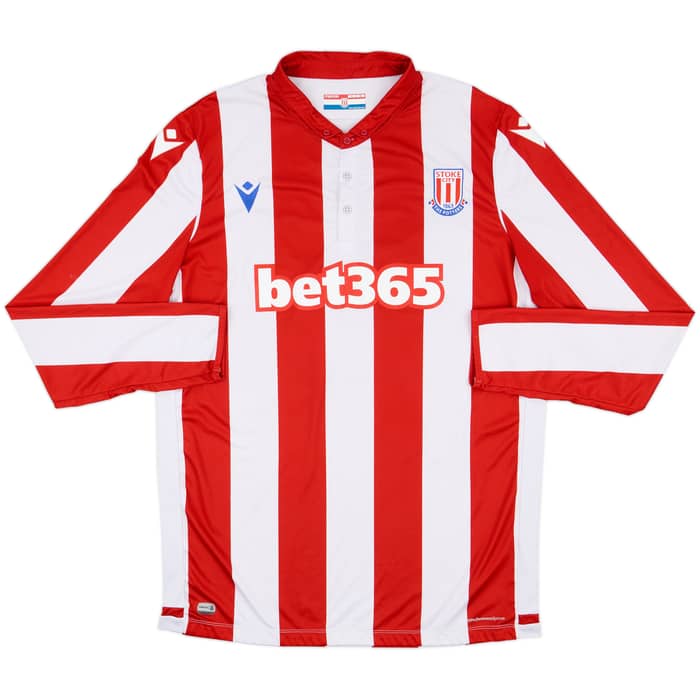 2019-20 Stoke City Home L/S Shirt Allen #4 - 6/10 - (3XL)