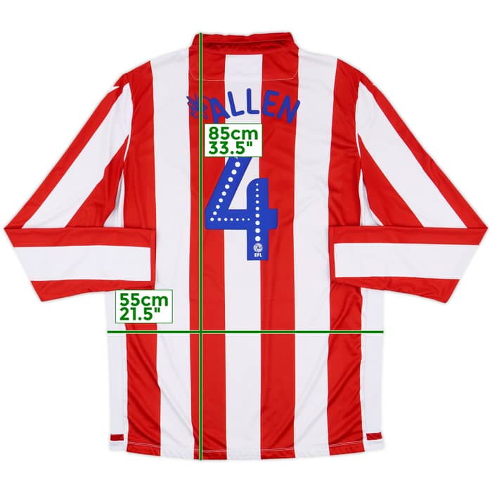 2019-20 Stoke City Home L/S Shirt Allen #4 - 6/10 - (3XL)