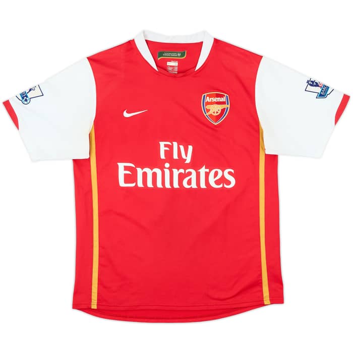2006-08 Arsenal Home Shirt Adebayor #25 - 6/10 - (M)