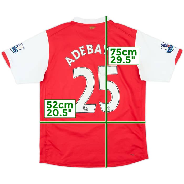 2006-08 Arsenal Home Shirt Adebayor #25 - 6/10 - (M)