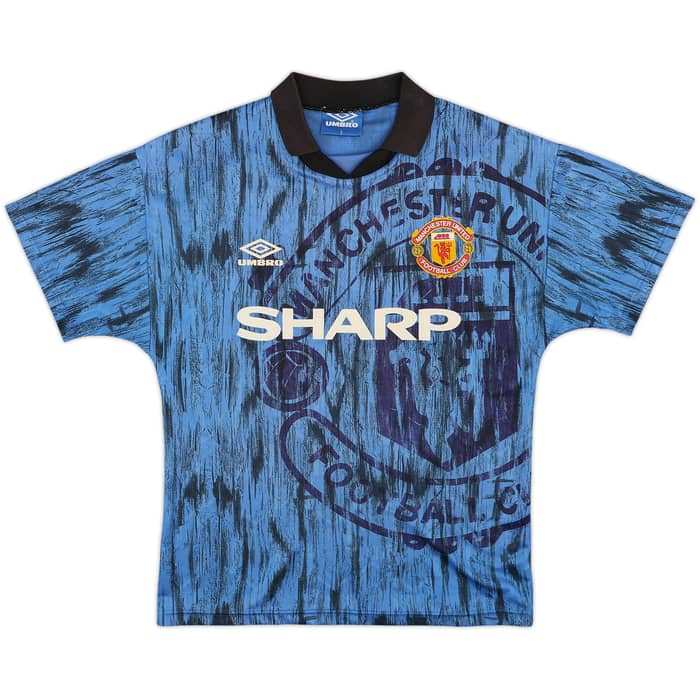 1992-93 Manchester United Away Shirt - 7/10 - (S)