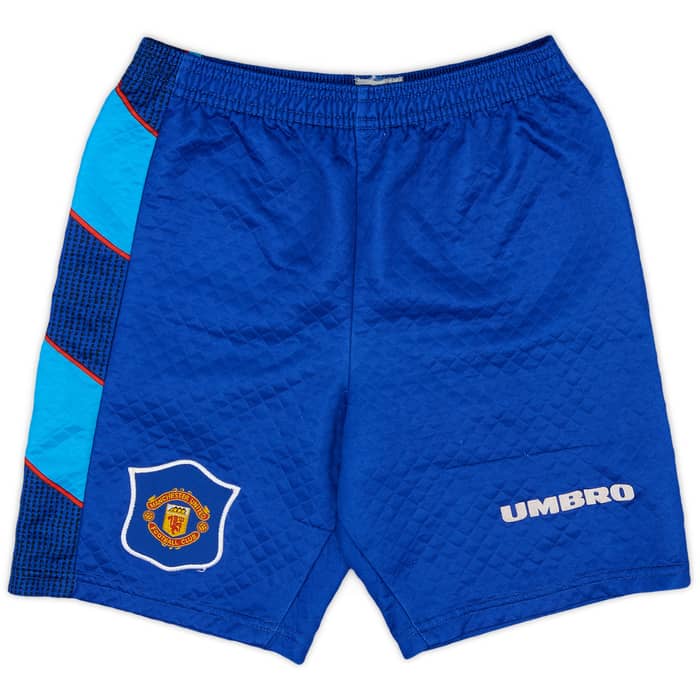 1994-97 Manchester United GK Shirt and Shorts - 9/10 - (L.Boys)