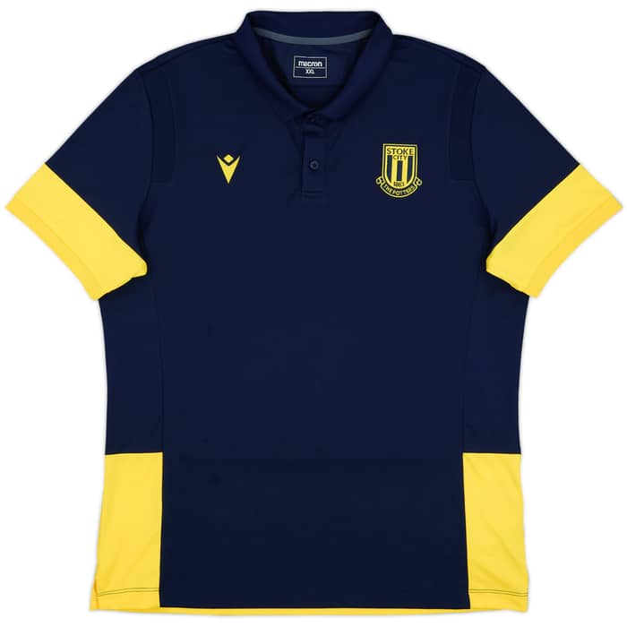 2020-21 Stoke City Macron Polo Shirt - 9/10 - (XXL)