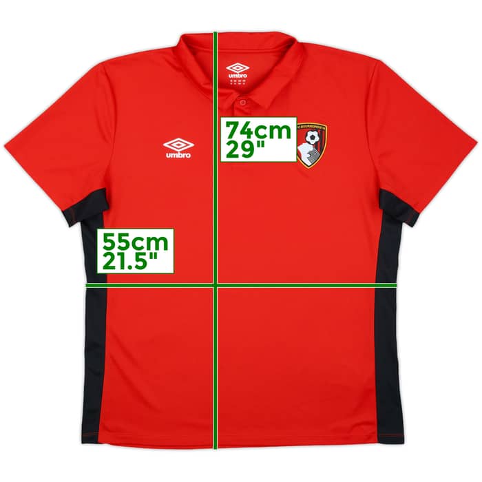 2018-19 Bournemouth Umbro Polo Shirt - 9/10 - (XL)