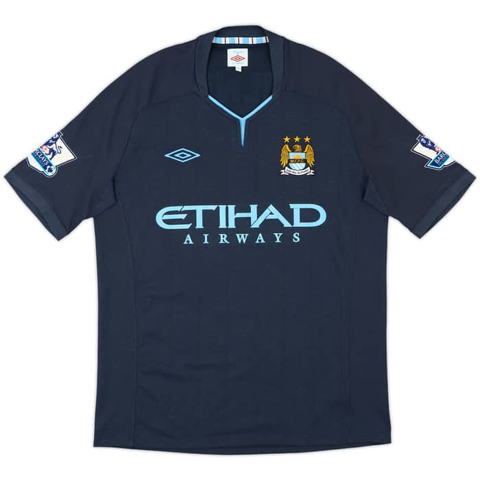 2010-12 Manchester City Away Shirt Milner #7 - 8/10 - (L)