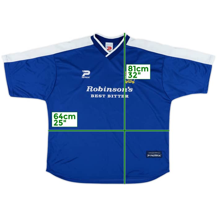 2001-02 Stockport County Home Shirt - 8/10 - (XXL)