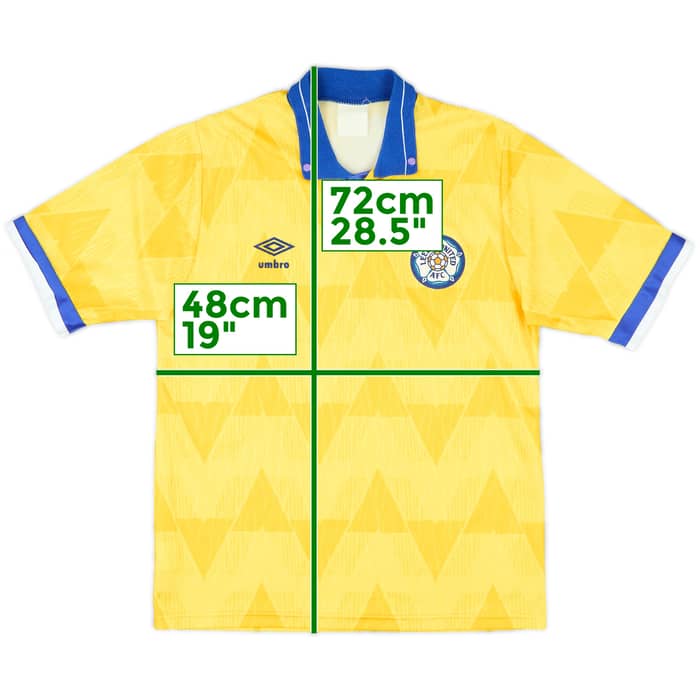 1989-91 Leeds United Away Shirt - 10/10 - (S)
