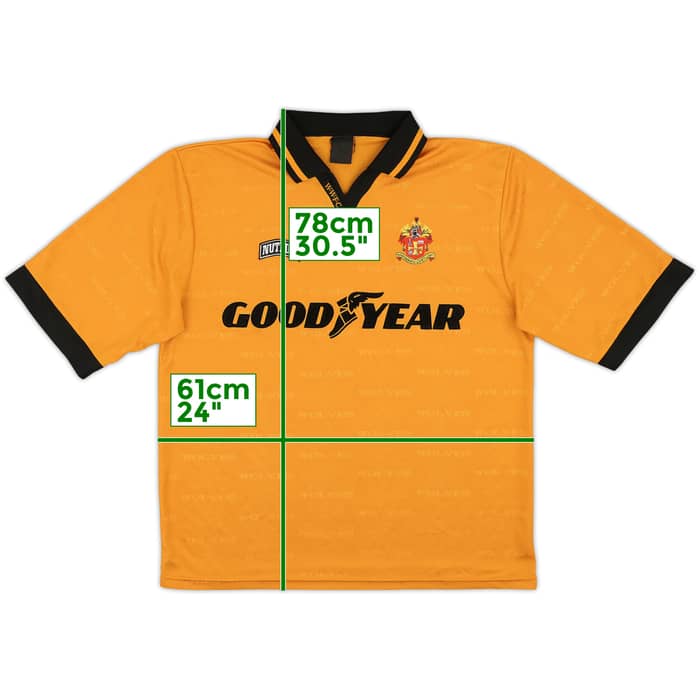 1995-96 Wolves Home Shirt - 10/10 - (XL)