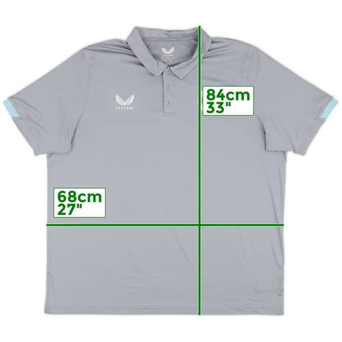 2022-23 Aston Villa Castore Polo Shirt - 9/10 - (3XL)