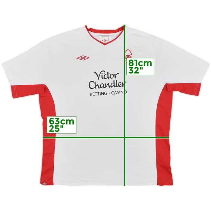 2010-11 Nottingham Forest Away Shirt - 7/10 - (3XL)