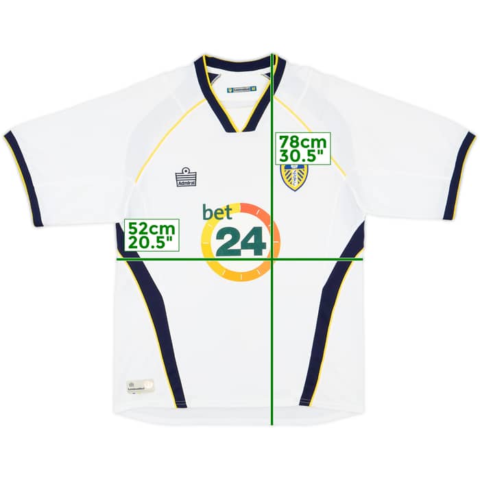 2006-07 Leeds United Home Shirt - 8/10 - (M)