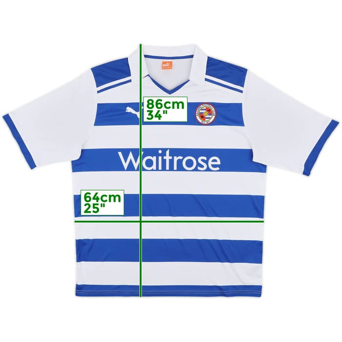 2011-12 Reading Home Shirt - 8/10 - (3XL)