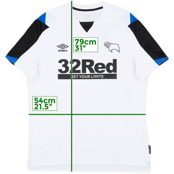 2021-22 Derby Home Shirt - 10/10 - (XL)
