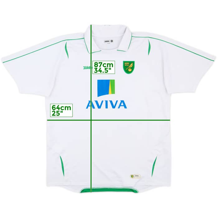 2009-11 Norwich Away Shirt - 6/10 - (3XL)