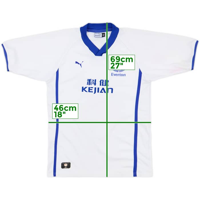 2002-03 Everton Away Shirt - 6/10 - (L.Boys)