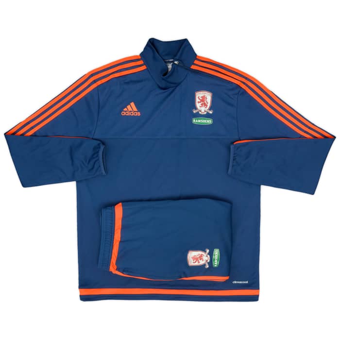 2015-16 Middlesbrough adidas Tracksuit - 9/10 - (M)