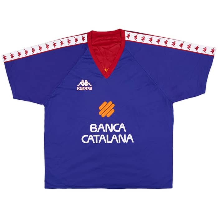 1995-97 Barcelona Basketball Kappa Reversible Training Shirt - 9/10 - (XXL)