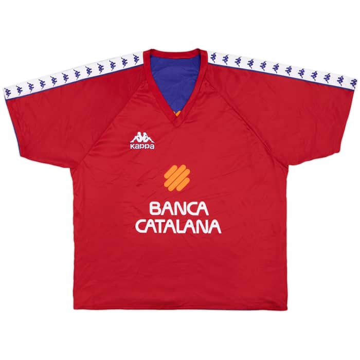 1995-97 Barcelona Basketball Kappa Reversible Training Shirt - 9/10 - (XXL)