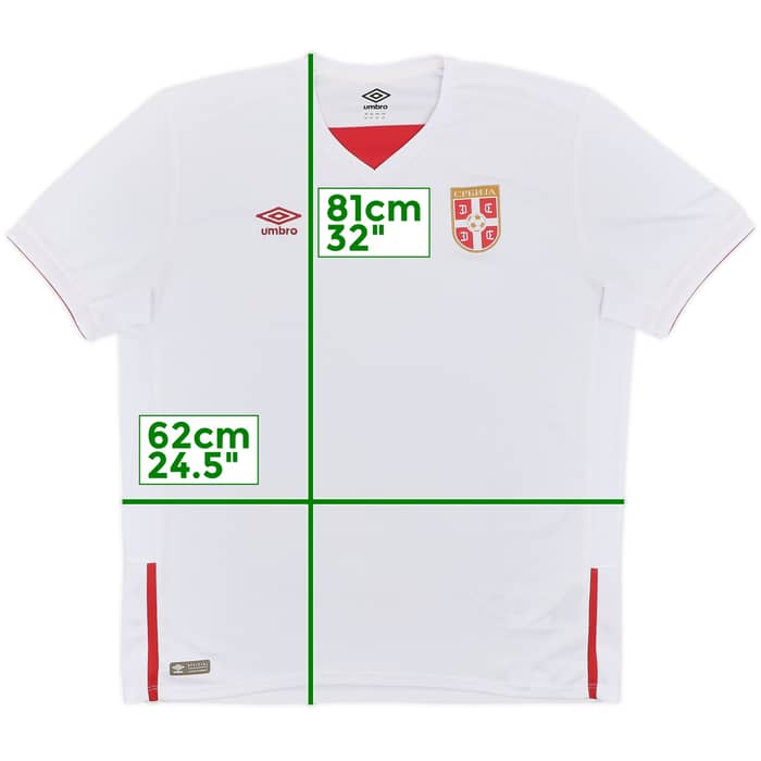 2016-18 Serbia Away Shirt - 9/10 - (XXL)