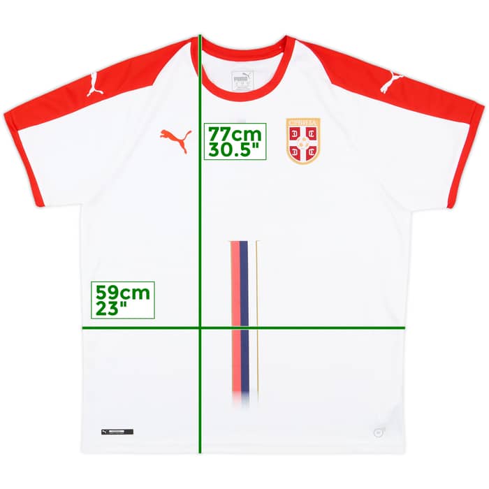 2018-19 Serbia Away Shirt - 9/10 - (XL)