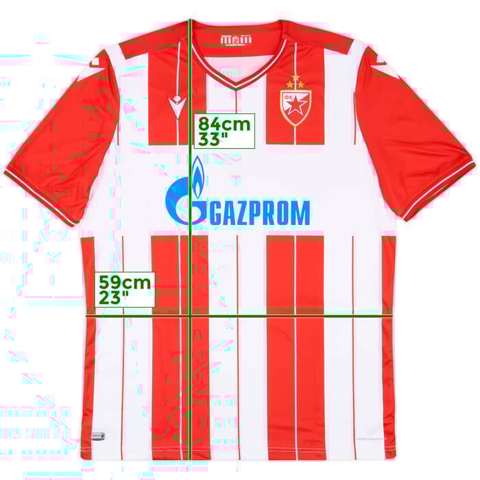 2019-20 Red Star Belgrade Home Shirt - 10/10 - (3XL)