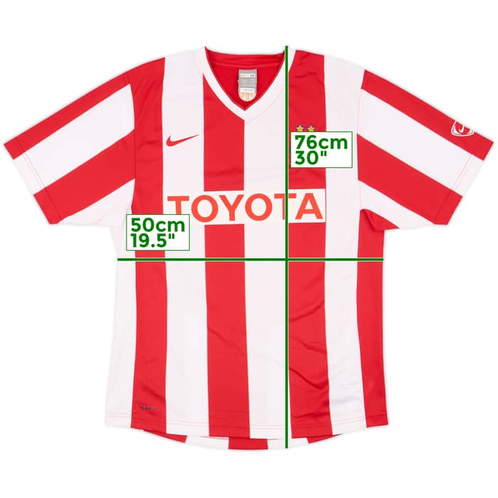2007-09 Red Star Belgrade Home Shirt - 7/10 - (M)