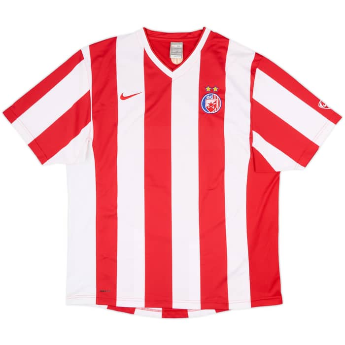 2007-09 Red Star Belgrade Home Shirt - 7/10 - (XL)