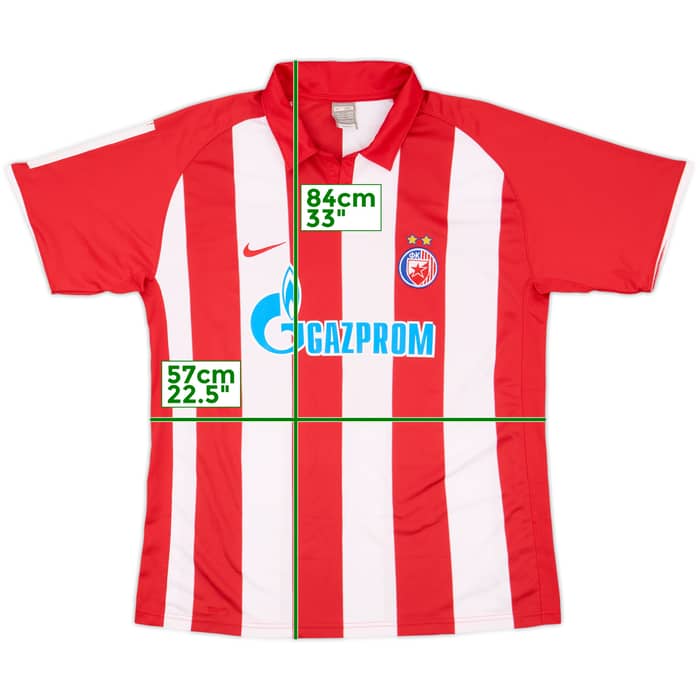 2009-10 Red Star Belgrade Home Shirt - 7/10 - (XL)