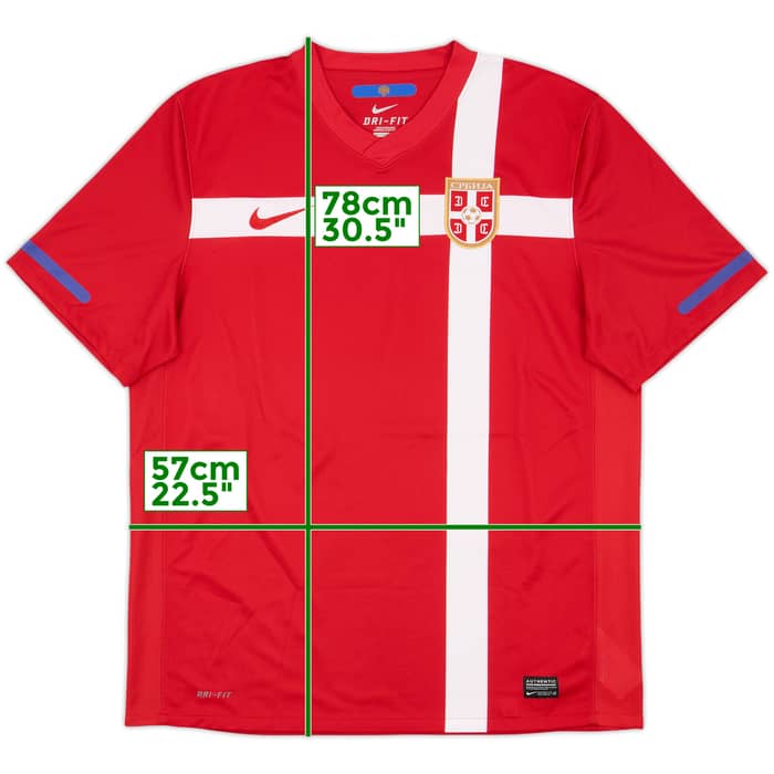 2010-11 Serbia Home Shirt - 9/10 - (L)