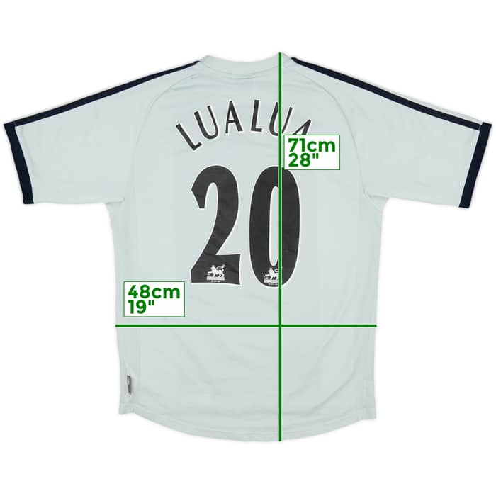 2002-03 Newcastle Away Shirt Lualua #20 - 4/10 - (S)