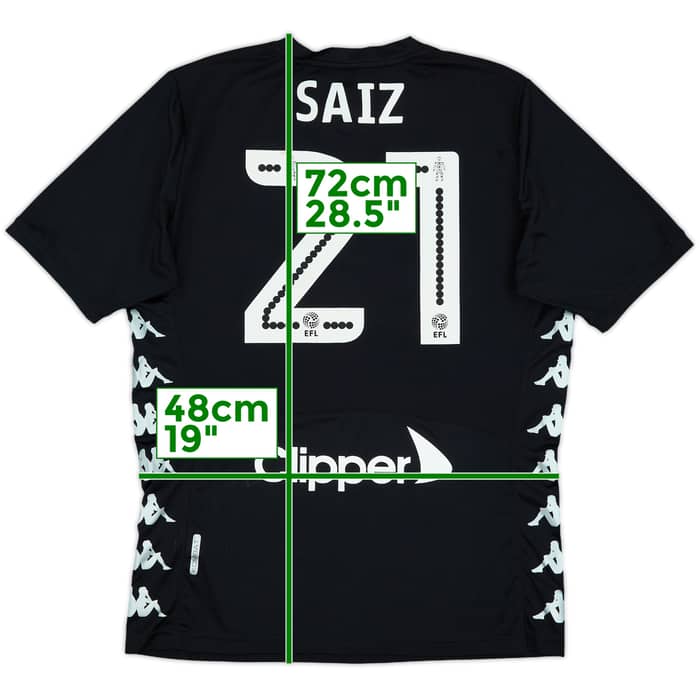 2017-18 Leeds United Away Shirt Saiz #14 - 7/10 - (M)