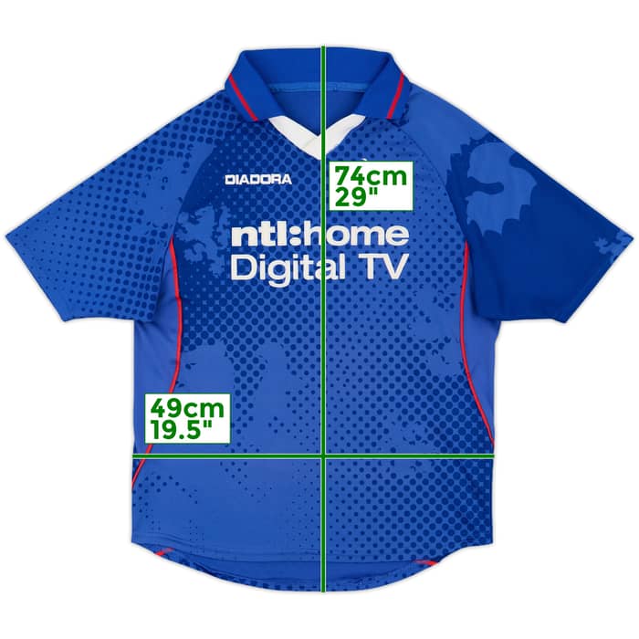 2002-03 Rangers Home Shirt - 8/10 - (M)