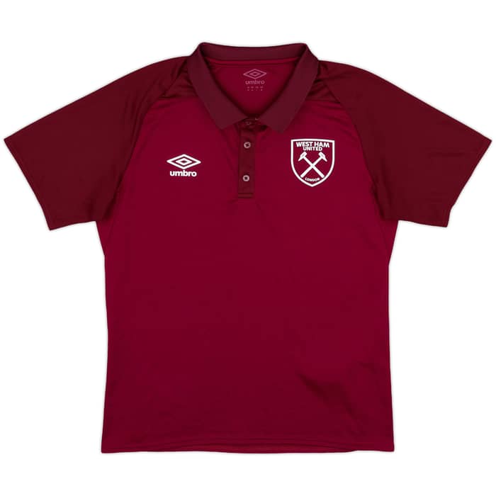 2017-18 West Ham Umbro Polo Shirt - 10/10 - (M)