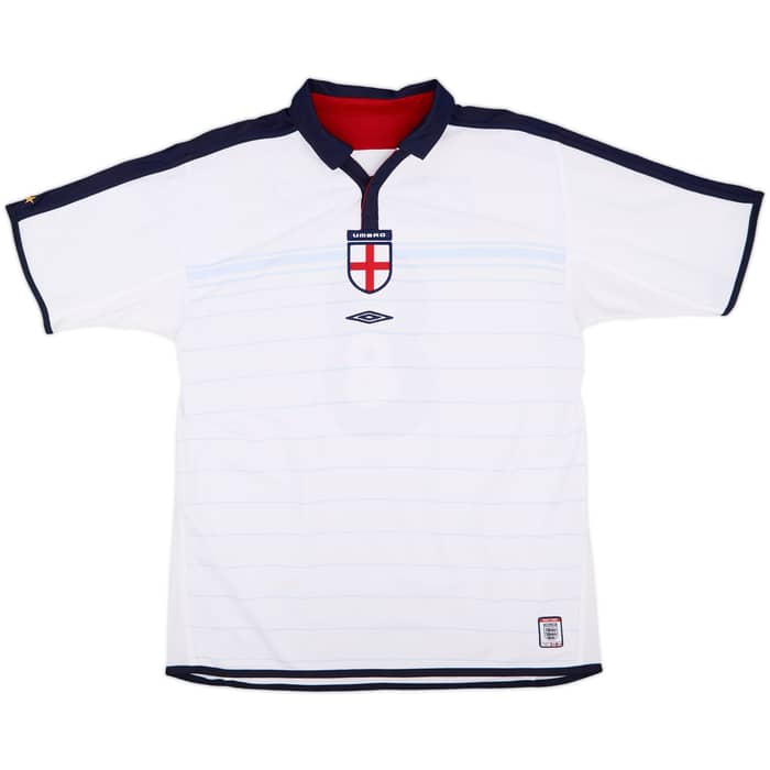 2003-05 England Home Shirt Scholes #8 - 6/10 - (L)