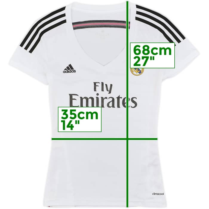 2014-15 Real Madrid Home Shirt - 6/10 - (Women's S)