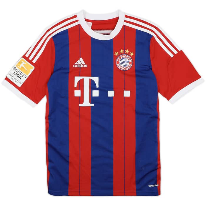 2014-15 Bayern Munich Home Shirt Lewandowski #9 - 7/10 - (XL.Boys)