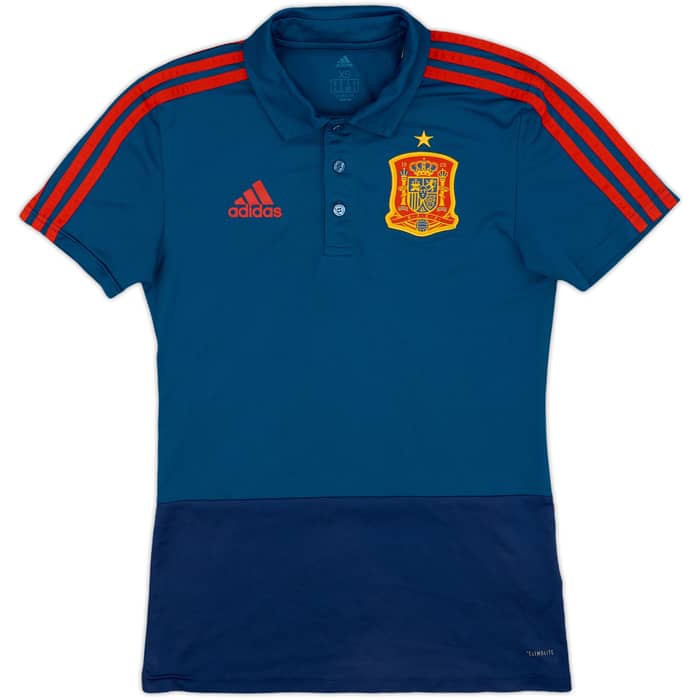 2017-18 Spain adidas Polo Shirt - 9/10 - (Women's XS)