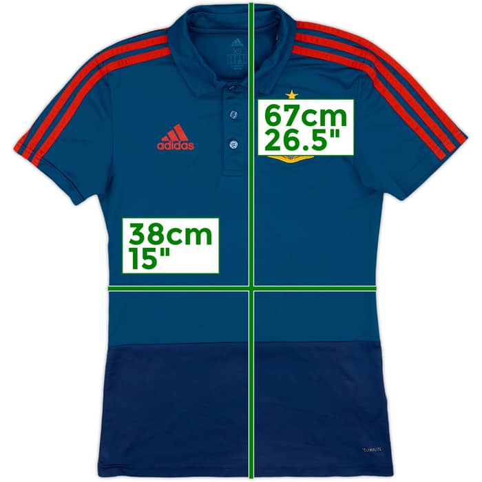 2017-18 Spain adidas Polo Shirt - 9/10 - (Women's XS)