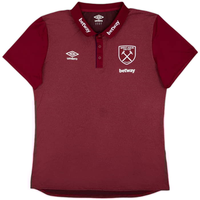 2017-18 West Ham Umbro Polo Shirt - 10/10 - (XL)