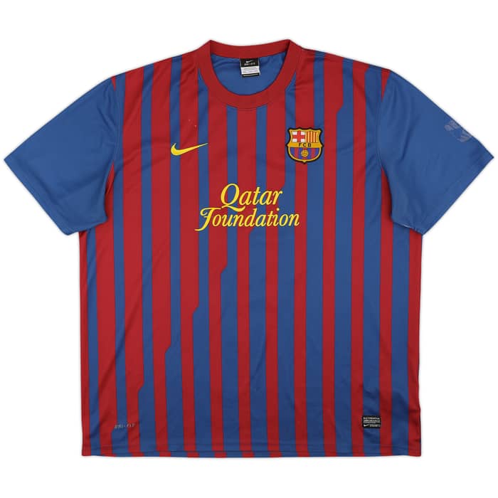 2011-12 Barcelona Basic Home Shirt Sergio #16 - 6/10 - (XXL)