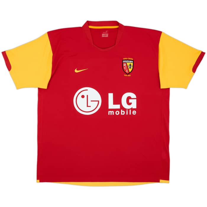 2006-07 Lens Centenary Home Shirt - 7/10 - (XXL)