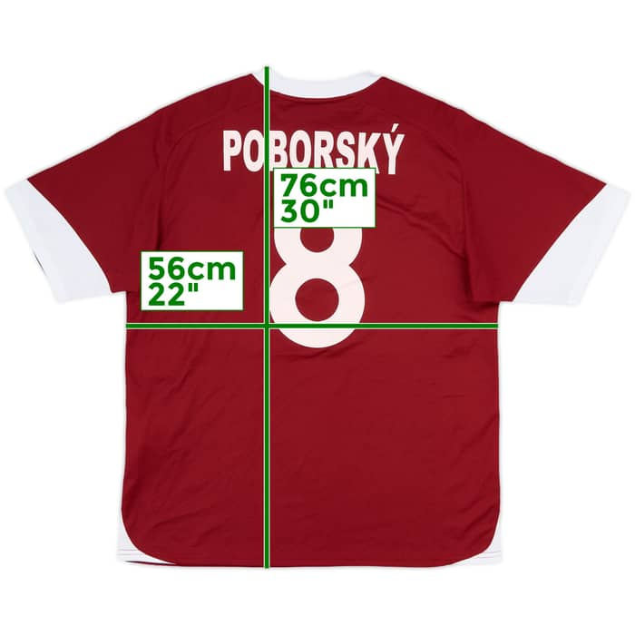 2005-06 Sparta Prague Home Shirt Poborsky #8 - 8/10 - (L)