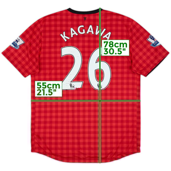 2012-13 Manchester United Home Shirt Kagawa #26 - 4/10 - (L)