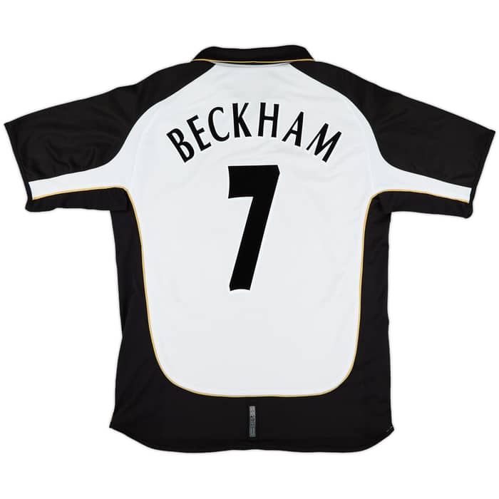 2001-02 Manchester United Centenary Away/Third Shirt Beckham #7 - 8/10 - (L)